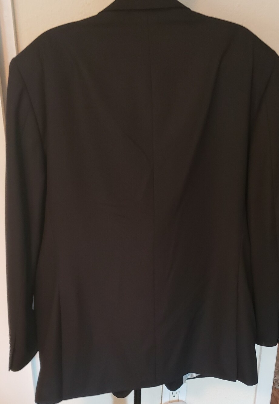 Stafford Men's Black Single-Breasted Sport Coat - Picture 3 of 6